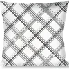 Buckle-Down Throw Pillow - Plaid X Weathered White/Gray
