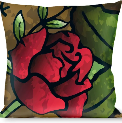 Buckle-Down Throw Pillow - Death Before Dishonor C/U Olive