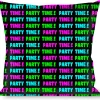 Buckle-Down Throw Pillow - PARTY TIME! Black/Green/Turquoise/Fuchsia