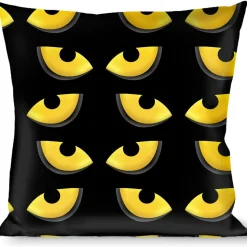 Buckle-Down Throw Pillow - Owl Eyes 1