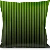 Buckle-Down Throw Pillow - Vertical Stripes Transition Black/Yellow