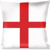 Buckle-Down Throw Pillow - England Flags