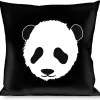 Buckle-Down Throw Pillow - Panda Bear Repeat