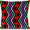 Buckle-Down Throw Pillow - Arrows Black/Multi Color