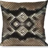 Buckle-Down Throw Pillow - Snake Skin 1