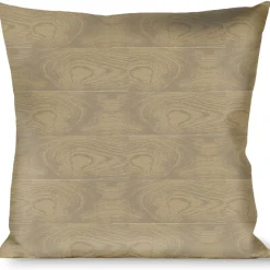 Buckle-Down Throw Pillow - Wood Grain White Oak