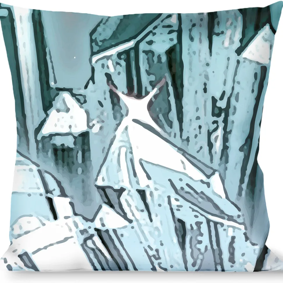Buckle-Down Throw Pillow - Crystals3 Clear