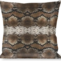 Buckle-Down Throw Pillow - Snake Skin 2