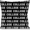 Buckle-Down Throw Pillow - COLLEGE Black/White
