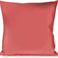 Buckle-Down Throw Pillow - Solid Salmon Orange
