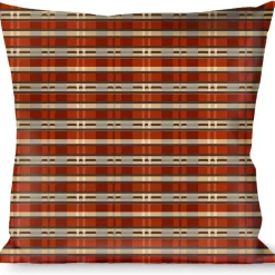 Buckle-Down Throw Pillow - Americana Plaid2
