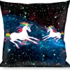 Buckle-Down Throw Pillow - Unicorn Universe