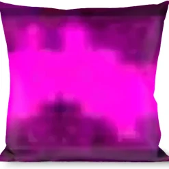 Buckle-Down Throw Pillow - Boudoir Wallpaper Fuchsia/Black
