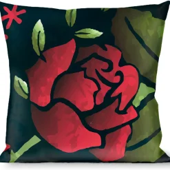 Buckle-Down Throw Pillow - Death Before Dishonor C/U Black