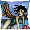 Buckle-Down Throw Pillow - TJ-Flower Fairy