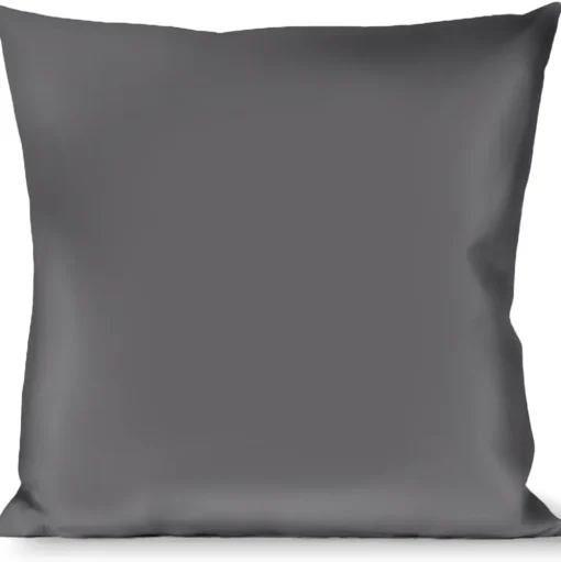 Buckle-Down Throw Pillow - Charcoal