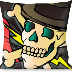 Buckle-Down Throw Pillow - Death or Glory C/U Black