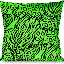 Buckle-Down Throw Pillow - Cheebra Green/Black