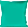 Buckle-Down Throw Pillow - Cross Repeat Leopard Turquoise/Pink