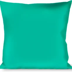 Buckle-Down Throw Pillow - Cross Repeat Leopard Turquoise/Pink