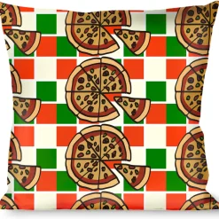 Buckle-Down Throw Pillow - Pizza Pies