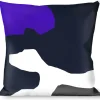 Buckle-Down Throw Pillow - Camo Blue