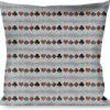 Buckle-Down Throw Pillow - Suits Gray Stone