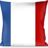 Buckle-Down Throw Pillow - France Flags