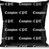 Buckle-Down Throw Pillow - COMPTON-CPT Black/White