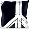 Buckle-Down Throw Pillow - Peace Sketch Black/White