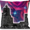 Buckle-Down Throw Pillow - Portland Vivid Skyline Cosmic Roses