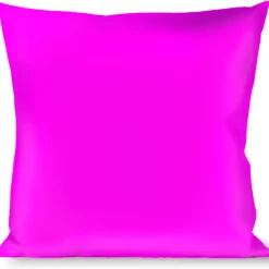 Buckle-Down Throw Pillow - Neon Purple Print