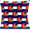 Buckle-Down Throw Pillow - Colorado Biker Distressed
