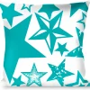 Buckle-Down Throw Pillow - Stargazer White/Blue