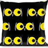 Buckle-Down Throw Pillow - Owl Eyes 3