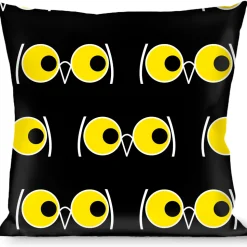 Buckle-Down Throw Pillow - Owl Eyes 3