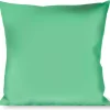 Buckle-Down Throw Pillow - Solid Rainforest Green