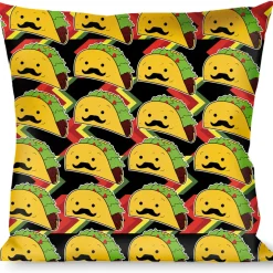 Buckle-Down Throw Pillow - Taco Man