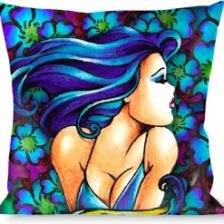 Buckle-Down Throw Pillow - TJ-Bollt Cthulu