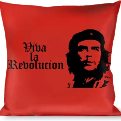 Buckle-Down Throw Pillow - Che Red/Black