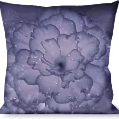 Buckle-Down Throw Pillow - Vivid Floral Collage2 Blues