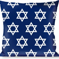 Buckle-Down Throw Pillow - Star of David