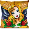 Buckle-Down Throw Pillow - TJ-Blonde
