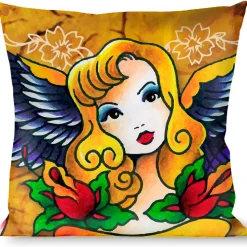 Buckle-Down Throw Pillow - TJ-Blonde