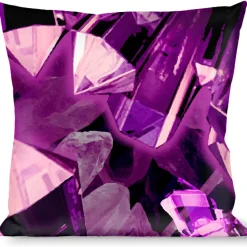 Buckle-Down Throw Pillow - Crystals Purples