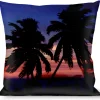Buckle-Down Throw Pillow - California Sunset