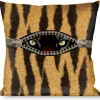 Buckle-Down Throw Pillow - Tiger Eyes