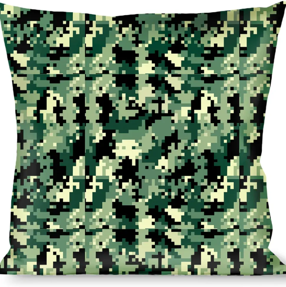 Buckle-Down Throw Pillow - Digital Camo