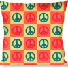 Buckle-Down Throw Pillow - Peace Blocks Red/Yellow/Blue