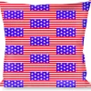 Buckle-Down Throw Pillow - Americana Stars & Stripes3 Red/White/Blue